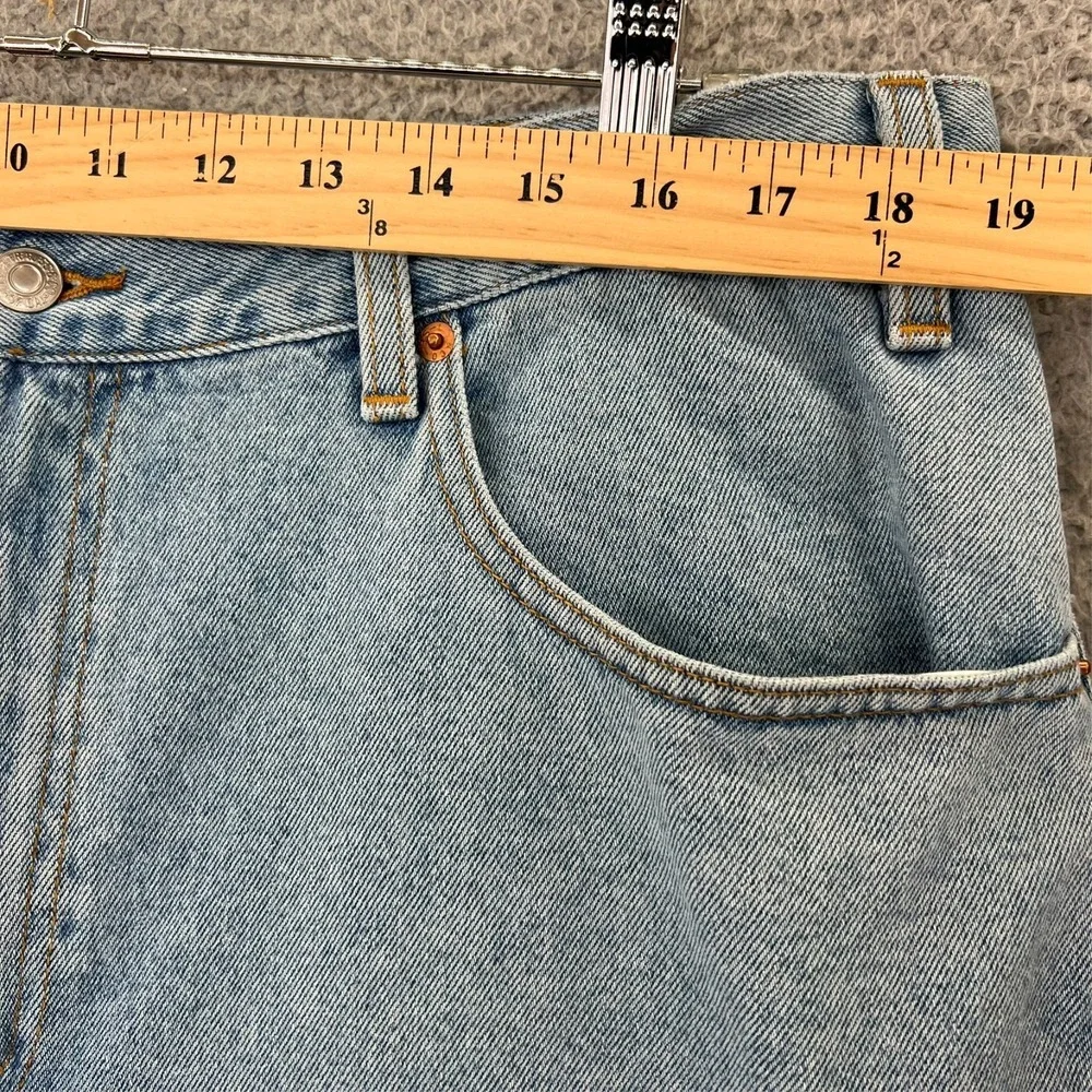 VTG Levi's 550 Relaxed Fit‎ Blue Denim Jean Shorts Men's 40 (Fits 38x10) 90s USA